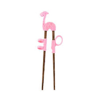 Baguettes pour enfants 20cm Girafe rose Tokyo Design Studio