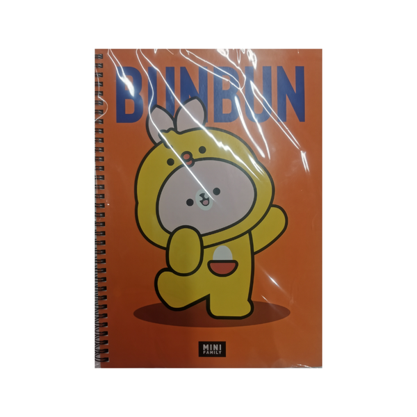 Carnet BunBun déguisé en poussin Mini Family