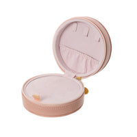 Organisateur bijoux rond rose