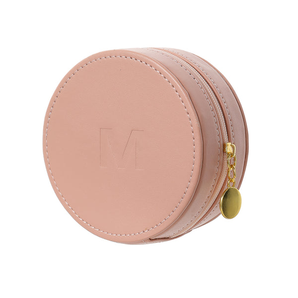 Organisateur bijoux rond rose