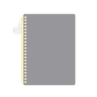 Carnet spirale gris