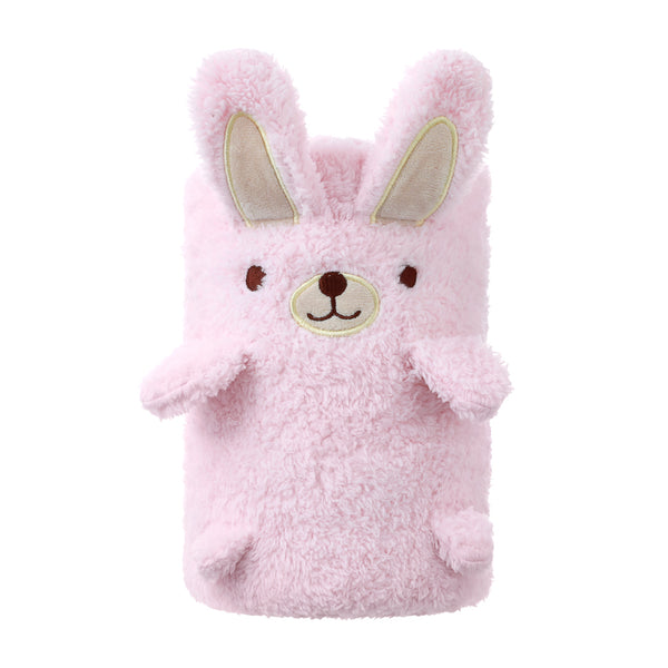 Couverture lapin rose à rouler