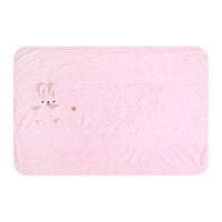 Couverture lapin rose à rouler