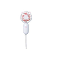 Mini Ventilateur à main chat blanc