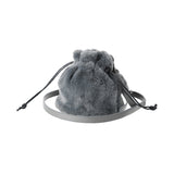 Sac bandoulière lapin gris