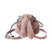 Sac bandoulière lapin rose