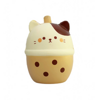 Peluche anti stress Chat Milk Tea Series