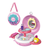 Boîte de jeux donut maquillage