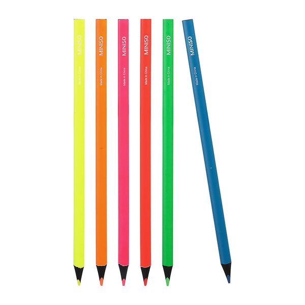 Crayons de couleurs fluo